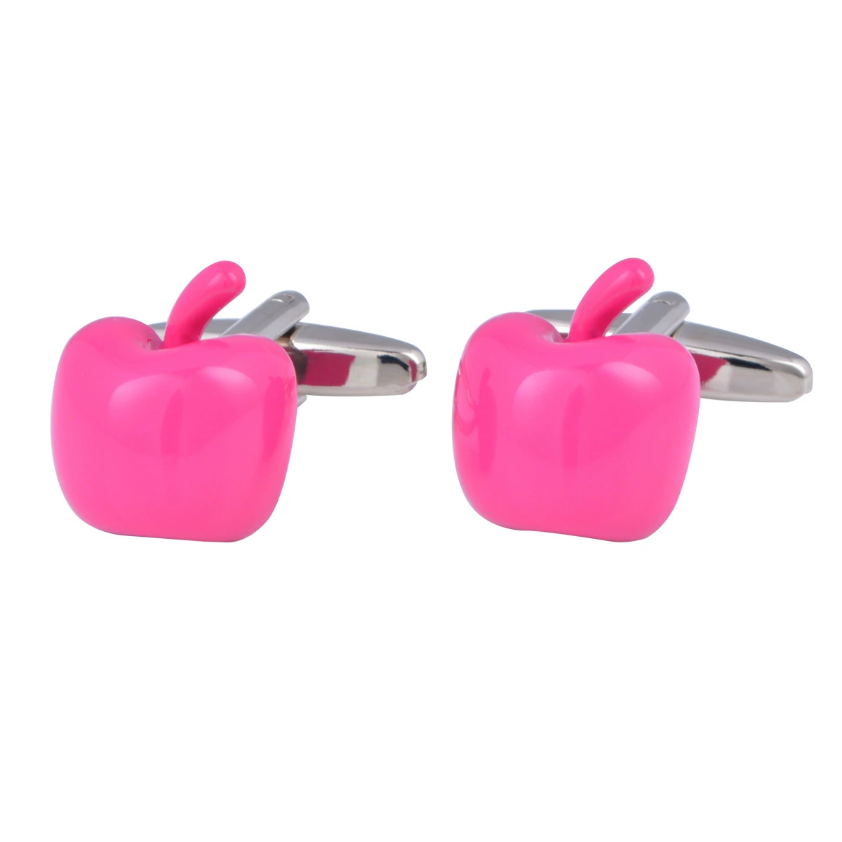 Підвяги Dongguan Спорт смешанные партии К cufflinks К cufflinks High-quality oil-sprayed apple cufflinks Три-dimensional fruit cufflinks Creative