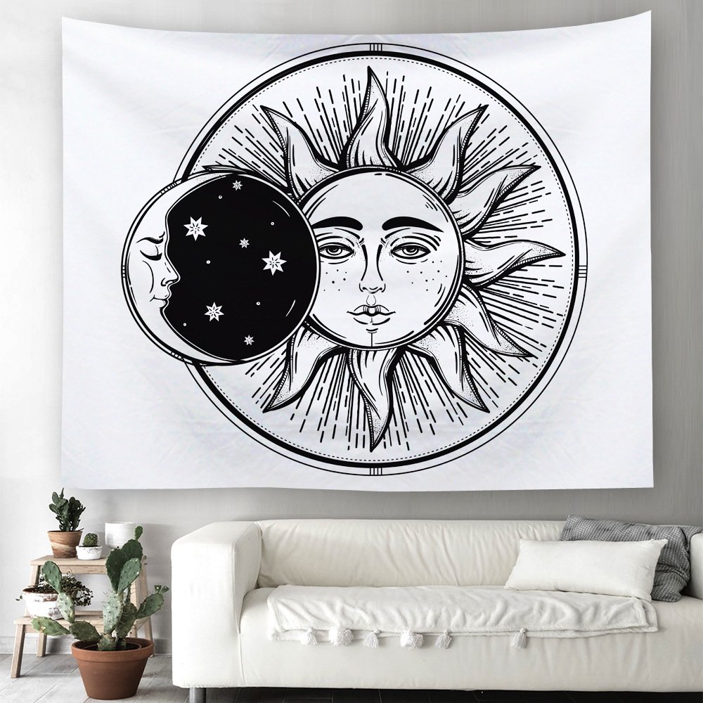 厂家直销宗教风格款印花家居挂毯壁挂壁饰沙滩巾坐垫可定制|ru