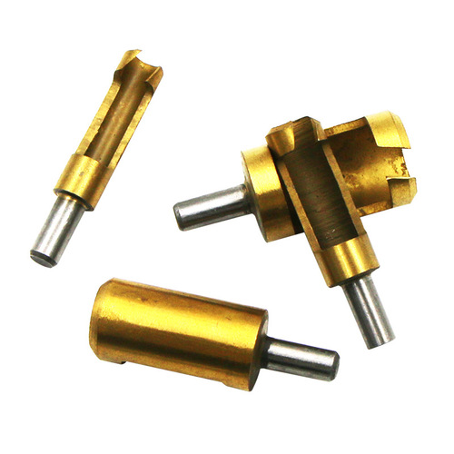 Carbon steel cork cutter, cork drill, woodworking drill bit, cylindrical claw type round wood tenon drill bit, various sets wholesale