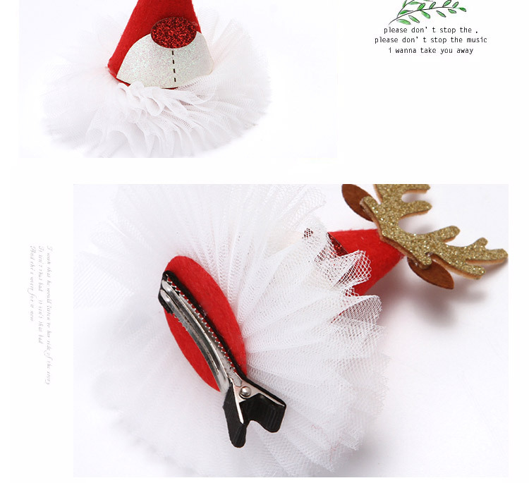 Christmas  Gauze Children's Cat Ears Headband Hairpin Wholesale Nihaojewelry display picture 2