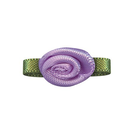 Accesorios de flores de Yao Ming DIY accesorios para el cabello hechos a mano hoja de una palabra 4 puntos revés flor ropa interior Decoración Accesorios cinta pequeña flor