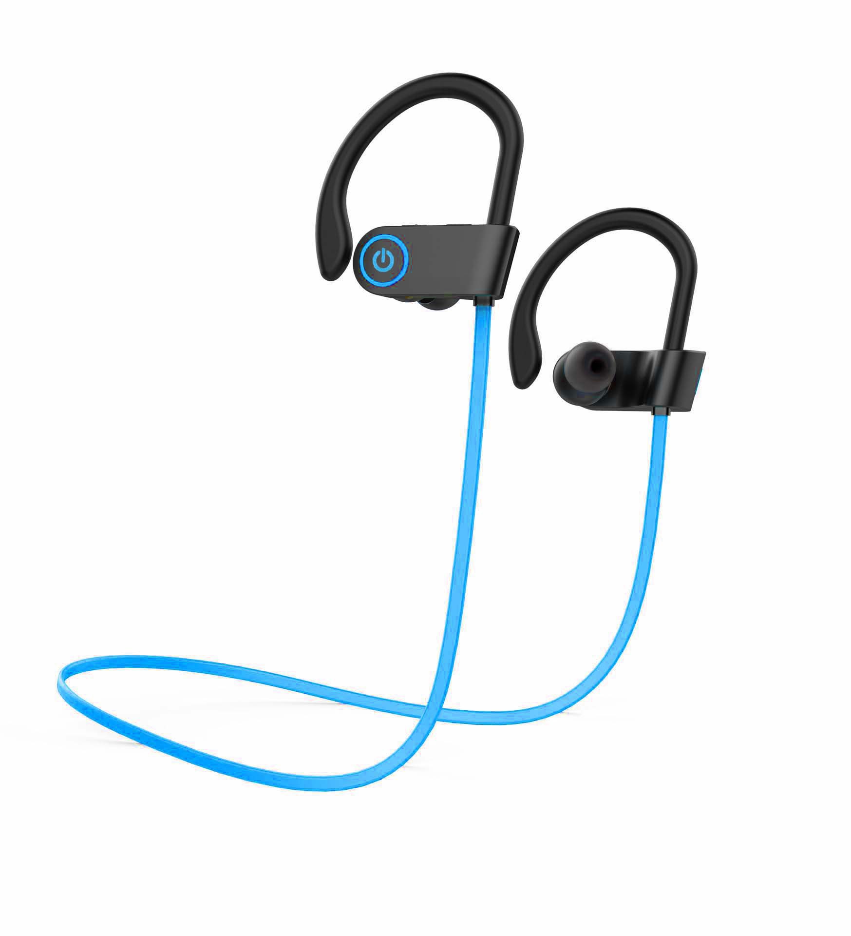 跨境电商Bluetooth headset挂耳式无线运动蓝牙耳机 防汗智能降噪