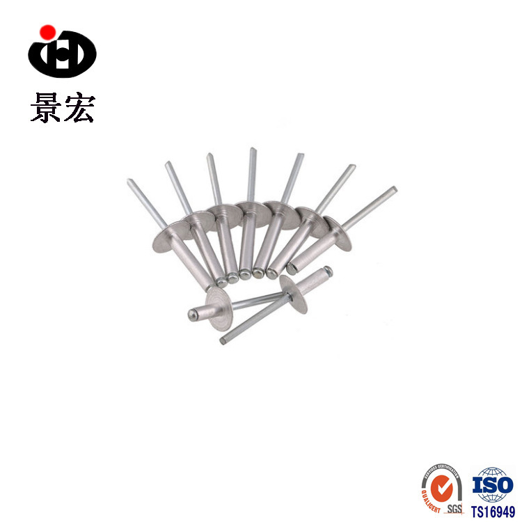 厂家批发铝制抽芯铆钉 拉铆钉 铝铁开口型扁圆头抽芯铆钉 装潢钉