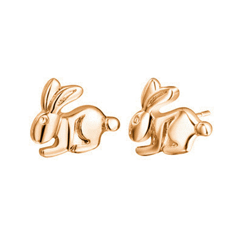 Vente Chaude En Europe Et Amérique Mignon Petit Animal Boucles D'oreilles Mini Lapin Oreille Goujons Blanc Lapin Stud Boucles D'oreilles Couple De Boucles D'oreilles En Gros display picture 15