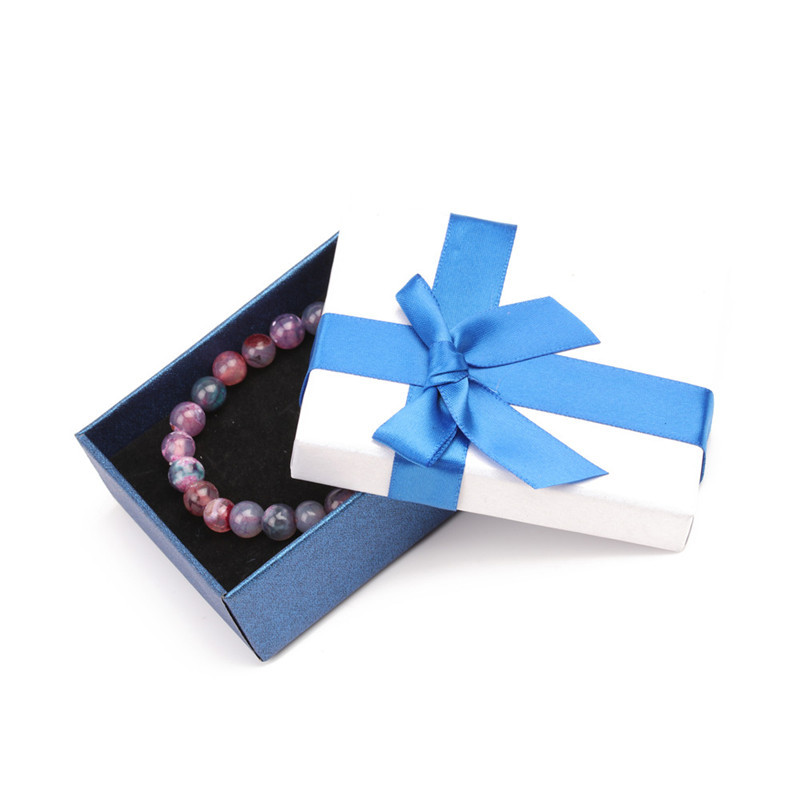 Caja de joyería de moda europea y americana cuadrada 7*9*3,5 cm pulsera cinta caja de regalo al por mayor