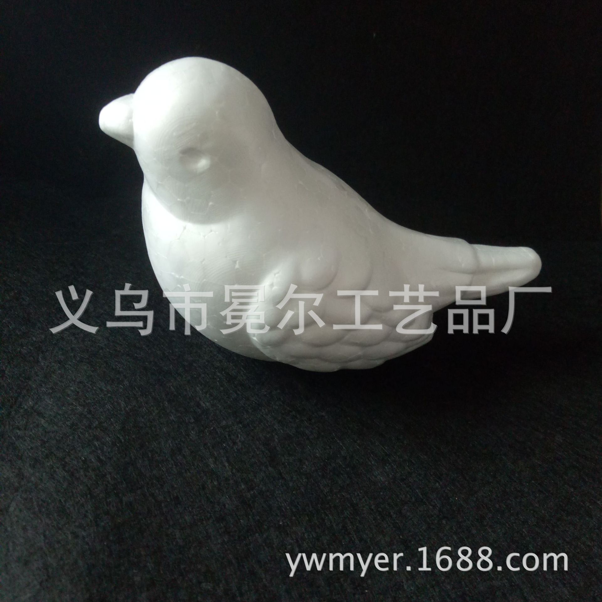 厂家直销儿童手工13cm泡沫仿真小鸟模型  保丽龙DIY鸟胚