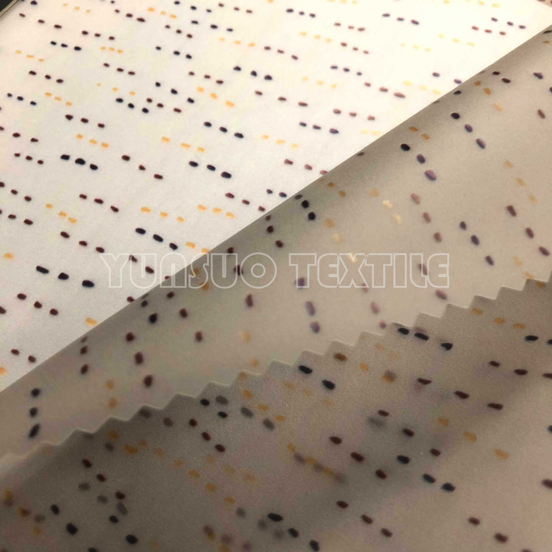 彩色点子印花 15丝半透明双雾TPU薄膜 儿童防水雨衣雨伞TPU面料