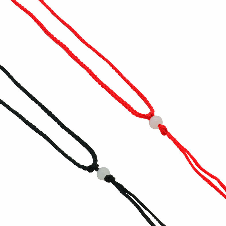 項鏈挂玉佩黃金水晶吊墜 玉線低價批發純手工編織 繩子風格材質其