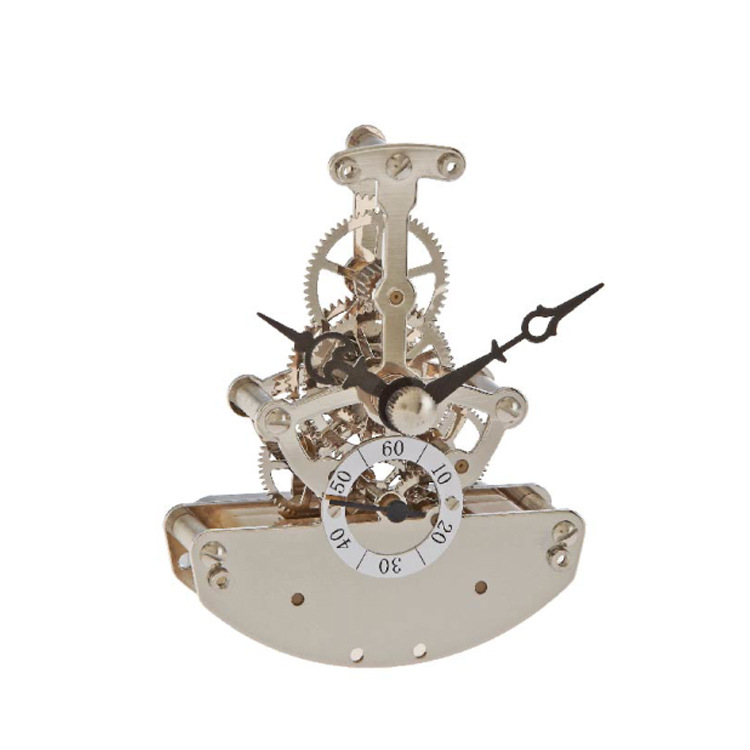 Fábrica de suministro de alta calidad retrógrado engranaje transparente hueco cuarzo reloj transparente movimiento accesorios de reloj