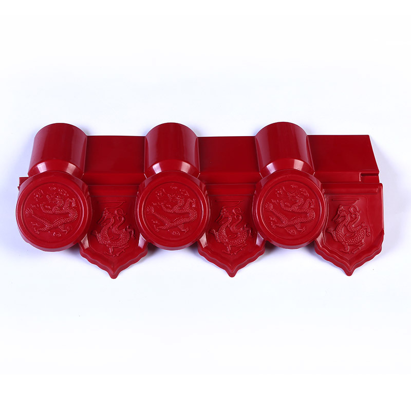 临沂厂家供应合成树脂瓦abs滴水 仿古建筑滴水封边檐树脂瓦批发