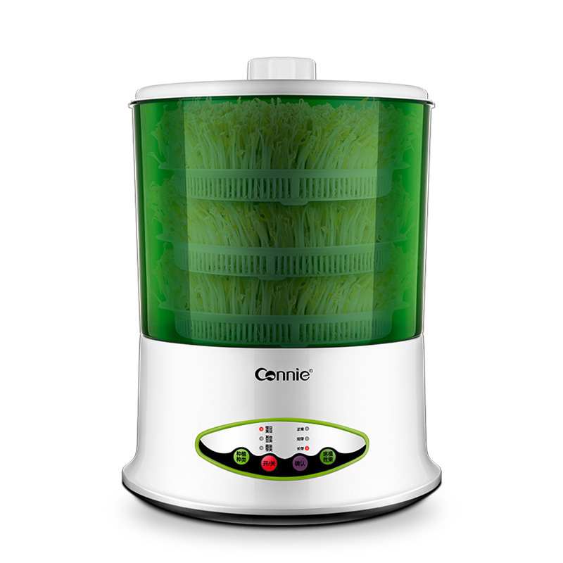 康丽豆芽机家用全自动特价清仓正品大容量发豆芽机生绿豆芽盆芽罐|ms