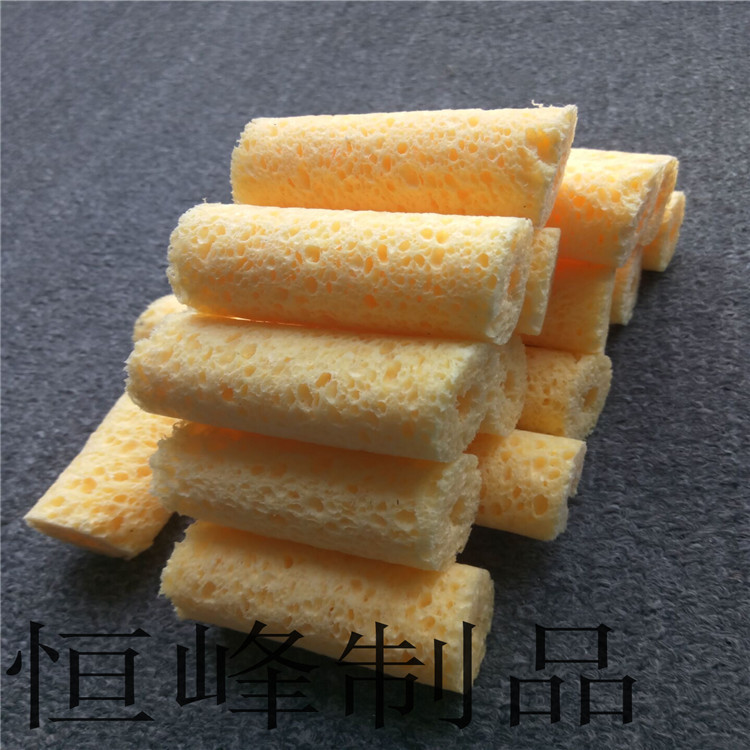 烙铁海绵管  耐高温木浆烙铁海绵 烙铁头清洁海绵管子