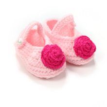 新款 手工編織嬰兒軟底學步鞋 男女嬰兒鞋襪 手工針織鞋