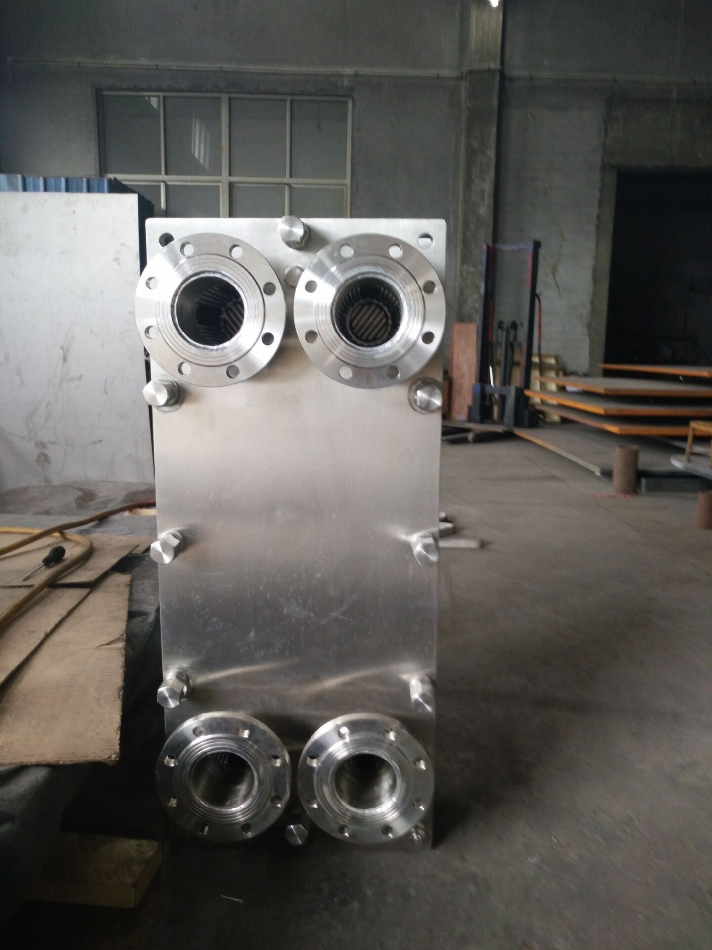 厂家实拍 专业定制各种厂家型号板式换热气器 热交换器