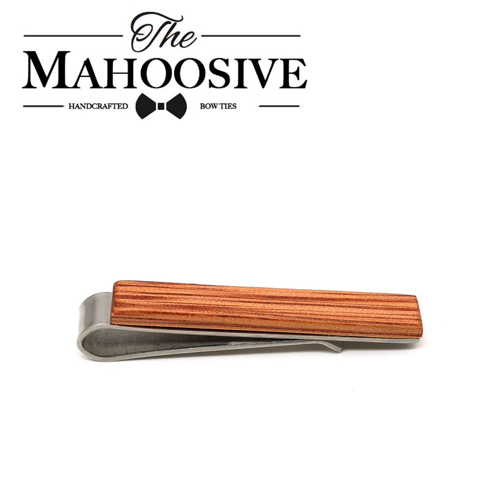 Solid Wood Men's Tie Clip, Simple Business Tie Clip, Wedding Tie Clip, Peptide Clip, Wooden Craft Clip-On Formal Wear Clip