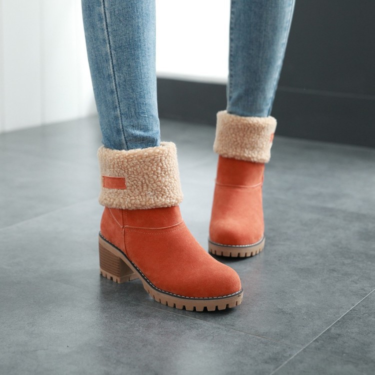 Bottes femme en Daim - Ref 3354970 Image 12