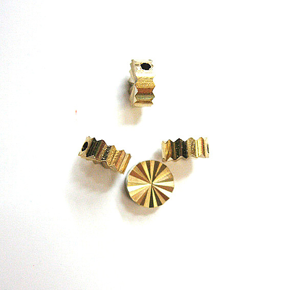 5MM 6MM单面切花珠 横孔 厚度3MM