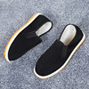 The stall one pedal cloth shoes handmade beef tendon bottom Xishan cloth shoes spring, summer autumn casual breathable work cloth shoes lazy shoes