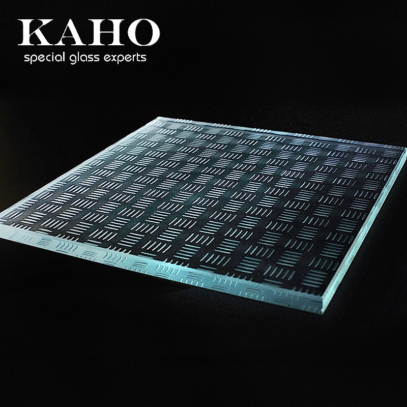 广州嘉颢条形防滑玻璃 踏步楼梯T台透明钢化 栈道钢化防爆玻璃