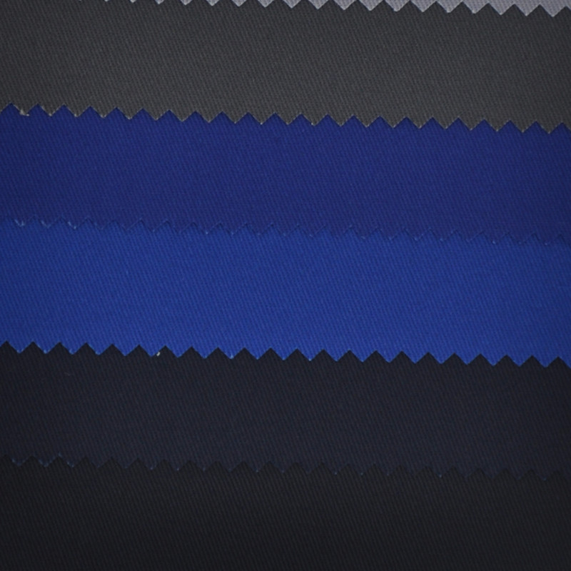 厂家直销全棉20*16+70D 128*60弹力纱卡面料工作服外套裤装面料