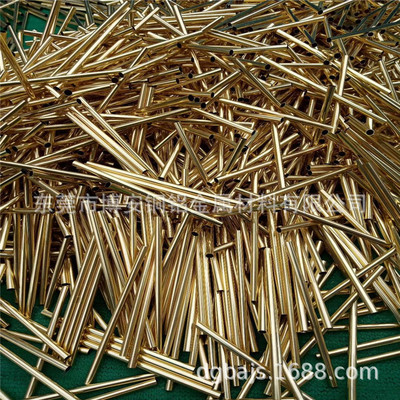 H65工藝用精密黃銅毛細管廠家直徑2*0.2 2*0.5 3*0.3mm長度任意切