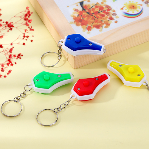 Factory direct selling banknote detector lamp portable fluorescent anti-counterfeiting code blue light purple light pen vase type keychain banknote detector