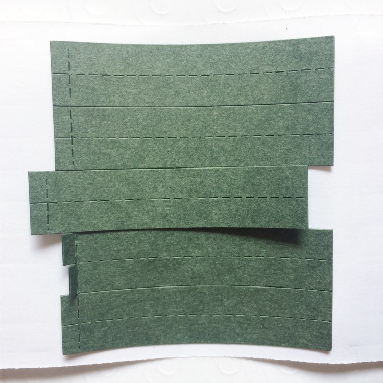 青稞纸折痕绝缘垫片   长边折痕67*15短边折痕7.5*4mm