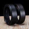 Taobao explosion men's automatic buckle leather belt men's head layer leather strap foreign tradeless pants banded