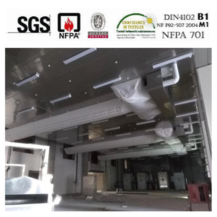 yarn Permanent Flame retardant fibre New type Cloth bag Air duct Washable Easy installation