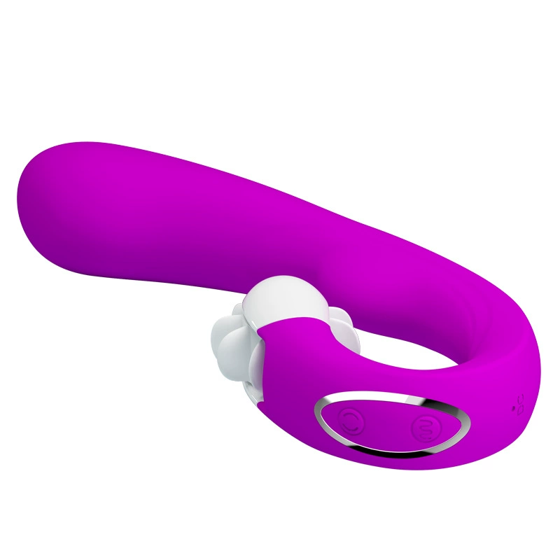 百乐 Patila 7-frequency vibration 4-frequency scroll silicone waterproof USB charging vibrator BI-040059