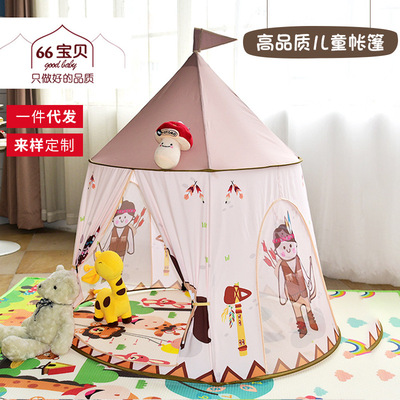 environmental protection Indiana pony circular Castle indoor princess Toys Game house children baby Tent wholesale customized
