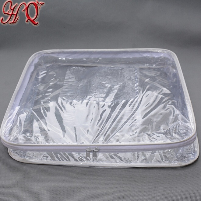 Foreign trade pvc blanket packaging bags, non-woven fabric bags, transparent plastic home textile packaging bags pic 2