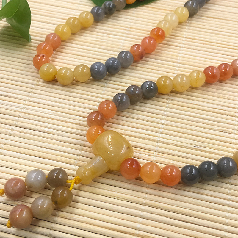 廠家批發金絲玉手串 簡約民族風男女手鏈定制批發