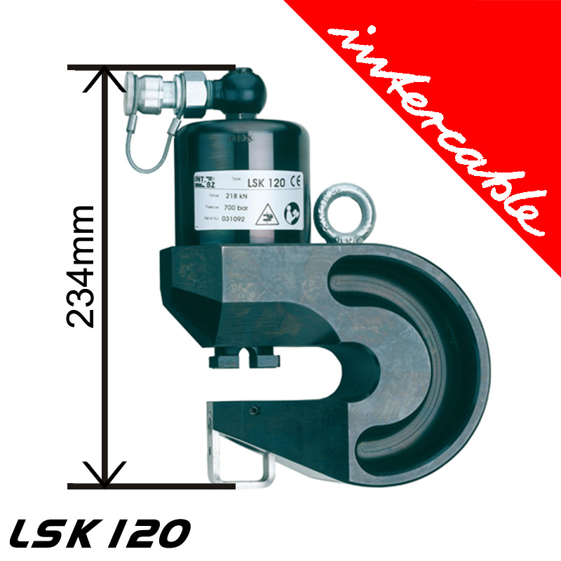 便携式冲孔机LSK120母线加工液压冲孔机小型电动油压打孔器