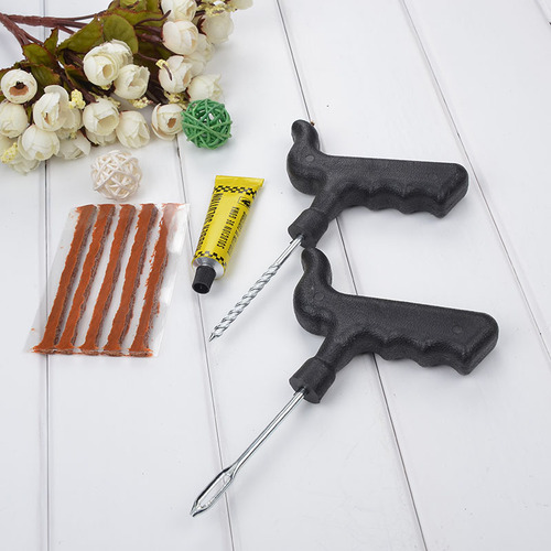 Car tire repair tool vacuum tire car motorcycle electric vehicle tire quick tire repair tool set 8-piece set
