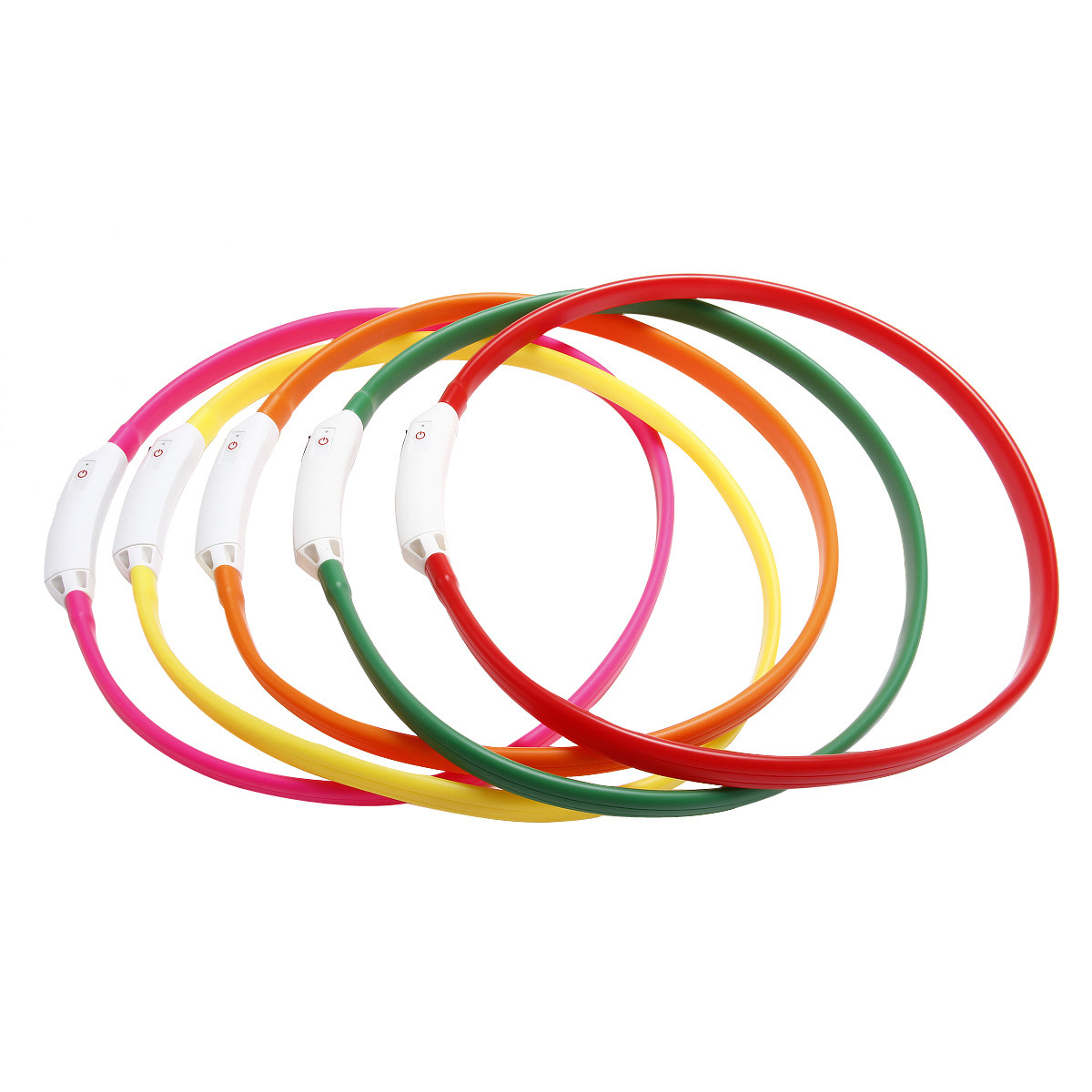 Pet supplies dog light emitting collar USB charging LED neck ring…