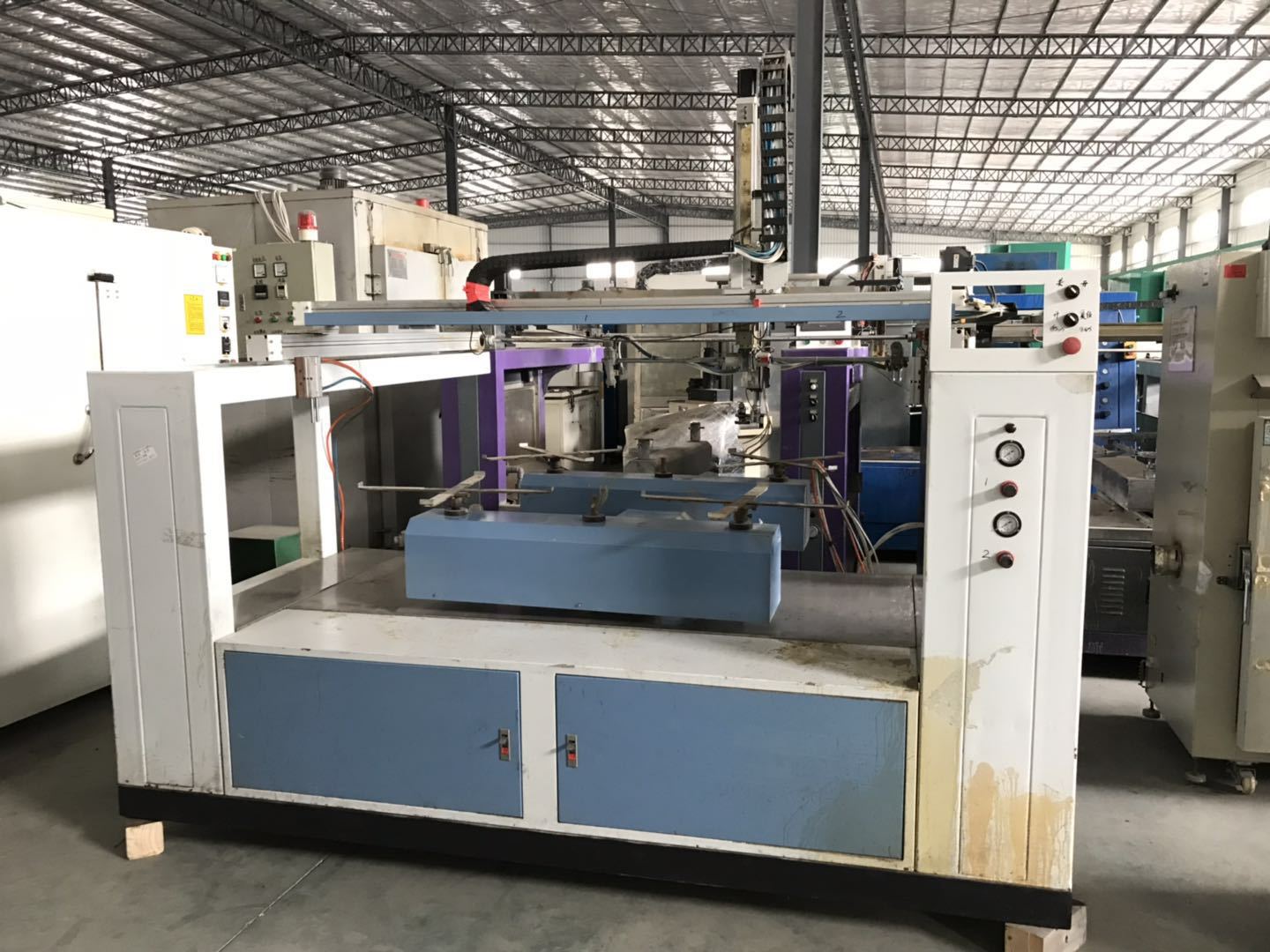 出售二手往复机五轴四盘600*600喷油机喷漆机喷涂机