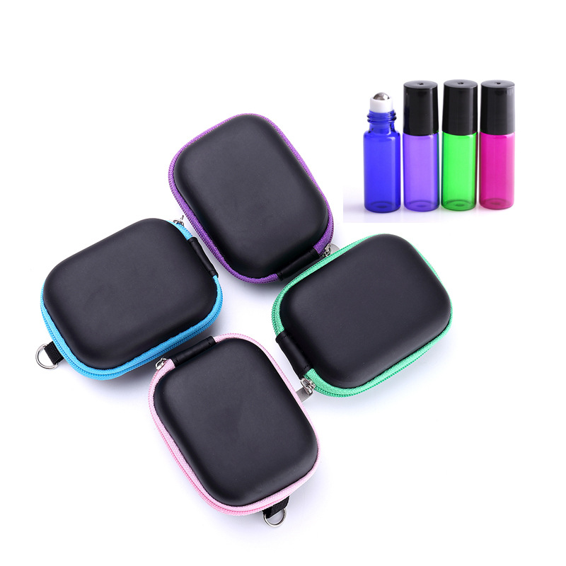 5ML便携精油包 精油硬壳包 防震收纳包 6瓶装精油收纳盒 EVA包