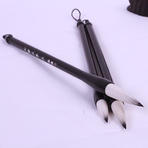 Wholesale student Baiyun brushes large, medium and small, beginner pens, inks, paper and inkstone calligraphy supplies for sale Qizi Sanyang