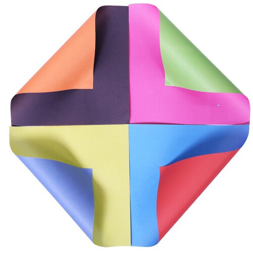 15cm double-sided two-color origami paper with different colors on both sides colorful square handmade paper crane origami paper cutting