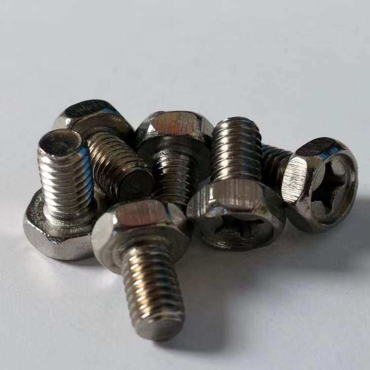 厂家直销不锈钢304十字凹穴六角螺栓/外六角螺丝螺钉GB292