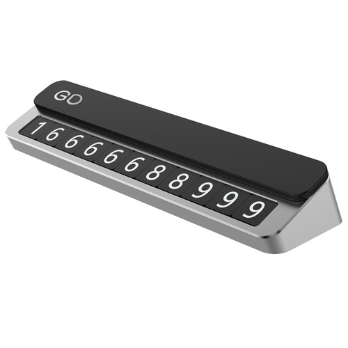 Car temporary parking number plate alloy moving phone number plate creative moving truck phone number plate for men and women