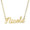 Yunna Speed Store Hot Sale Lauren Nicole DIY Personality Customized Titanium Steel English Letter Names Necklace