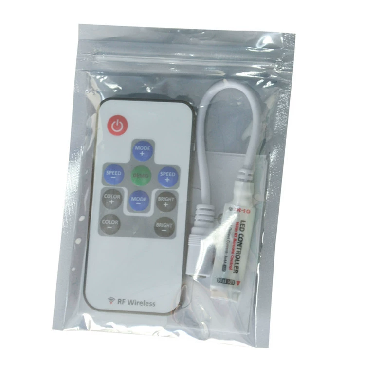 Wireless small LED controller, colorful light strip, 10 keys, remote control