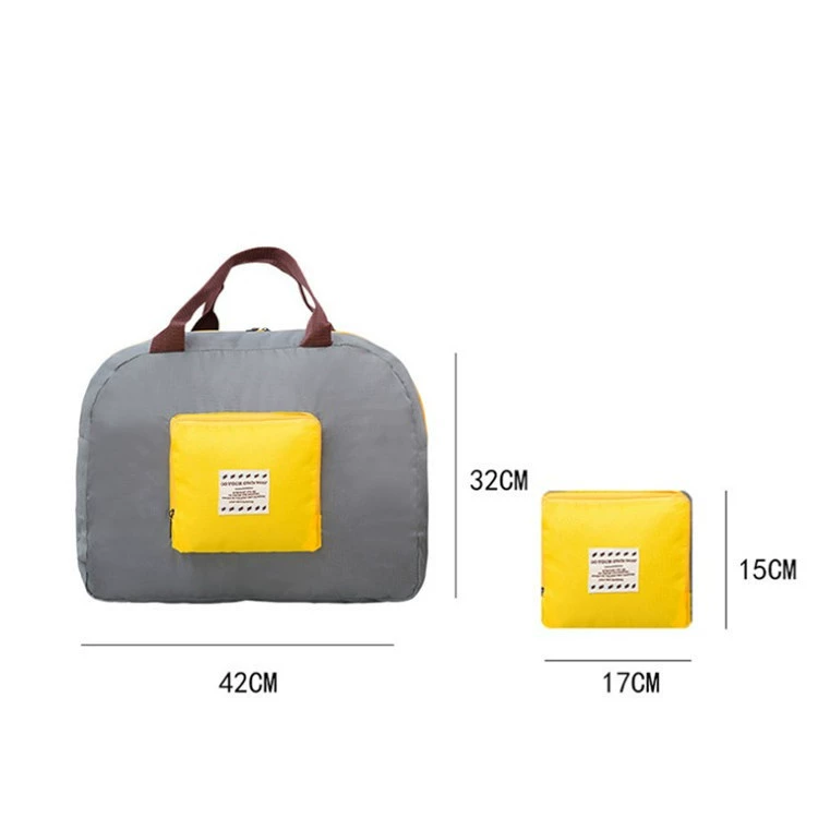 Nylon handheld luggage storage bag for traveling, one-shoulder bag, foldable waterproof bag, organizer bag, 2020