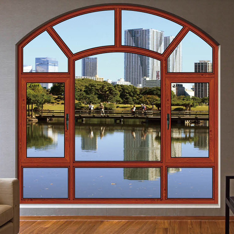 高档铝合金豪宅隔音防水60系列外平开窗厂家直销批发|ms