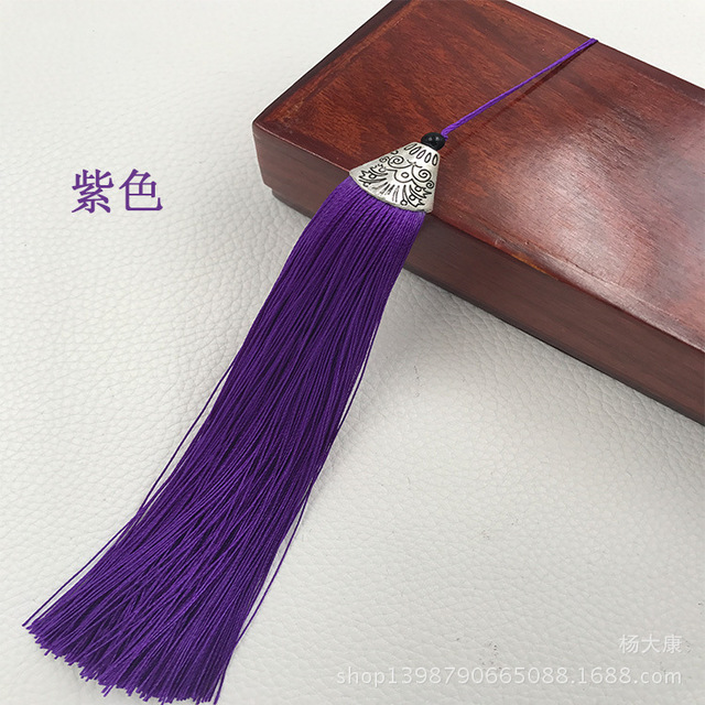 17cm dài bằng phẳng miệng cá nắp hợp kim tua tua tự làm đan tay Trung Quốc thắt nút phụ Tua, tai