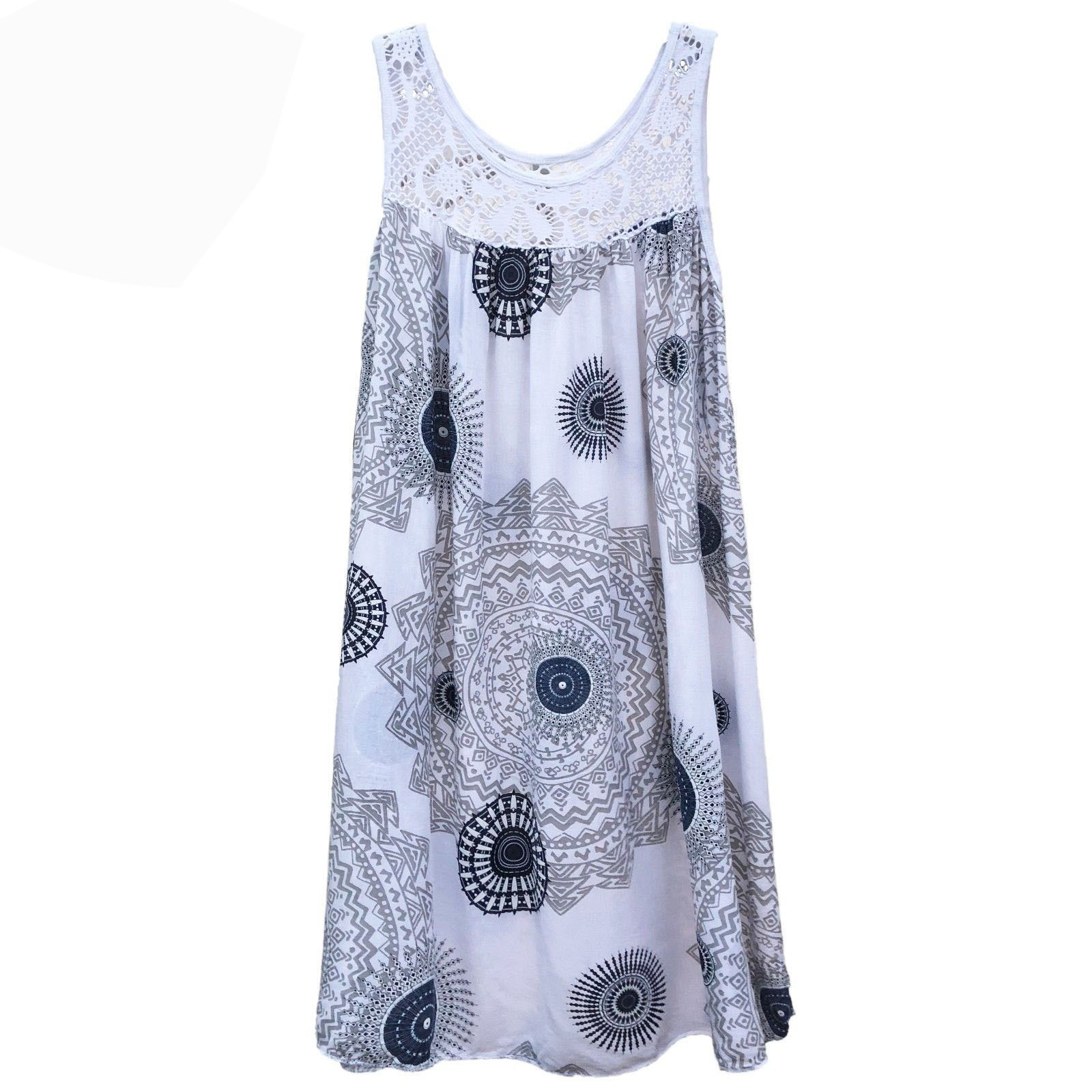 Women's Regular Dress Vacation Round Neck Sleeveless Printing Knee-Length Daily display picture 3