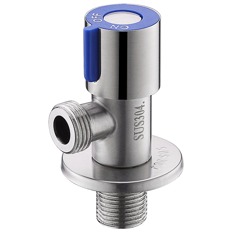 sus304不锈钢三角阀304冷热三通角阀马桶进水止水开关阀加厚防爆