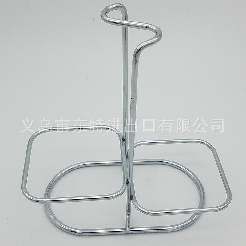 Factory direct sales of iron wire soup spoon racks, ceramic bowls, hot pot spoon racks, household soup spoon racks, facing away from ceramic spoon racks detail image 8